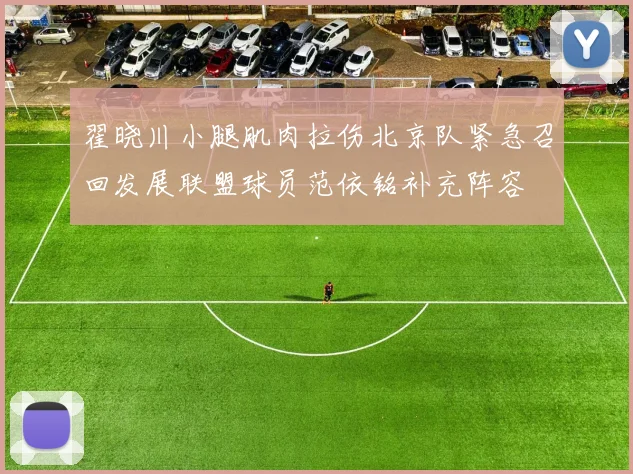 翟晓川小腿肌肉拉伤北京队紧急召回发展联盟球员范依铭补充阵容